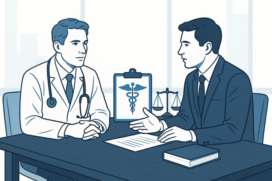 Expert medical case review consultation